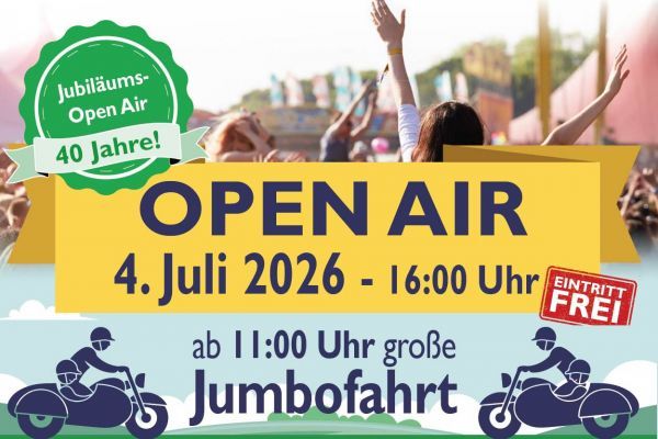 OpenAir und Jumbofahrt 2026